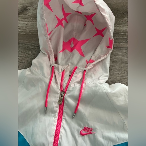 Nike Windrunner Hooded Windbreaker Vintage Jacket Women’s Size Small - Picture 4 of 4
